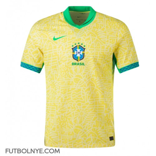 Camiseta Brasil Primera Equipación Copa America 2024 manga corta